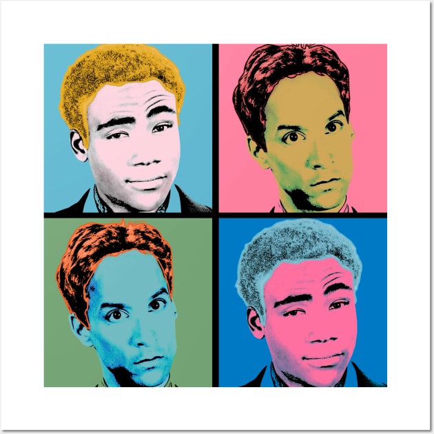 Troy and Abed Warhol Wall Art by RetroFreak